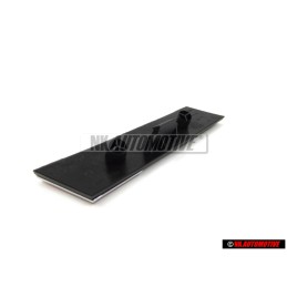 Genuine Audi RS6 Front Grill Badge Emblem Black Chrome Red - 4B0853736B 2ZZ