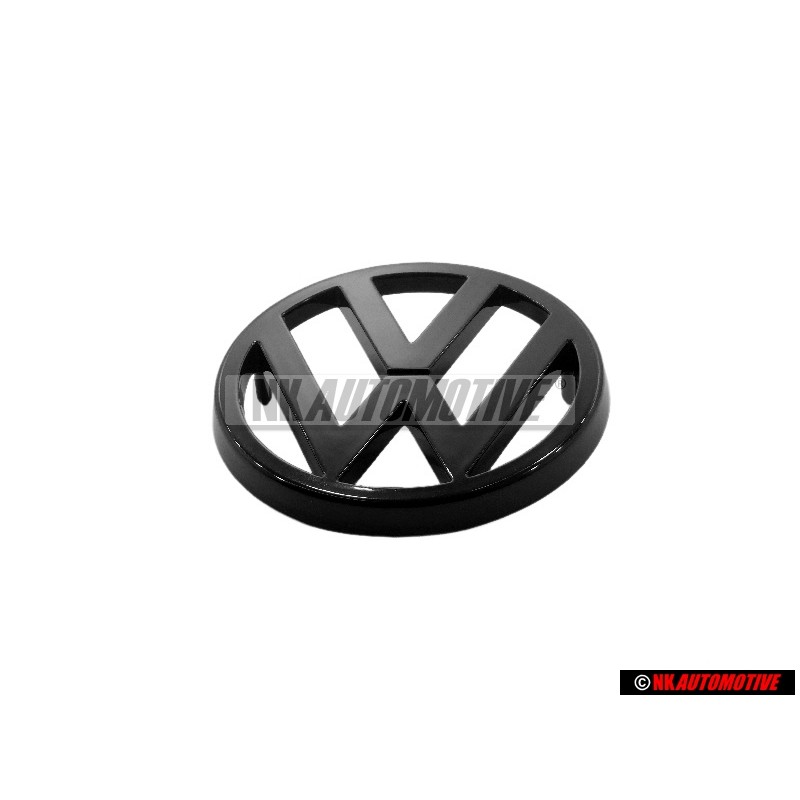 Genuine VW Front Grill Badge Emblem Black - 171853601 041