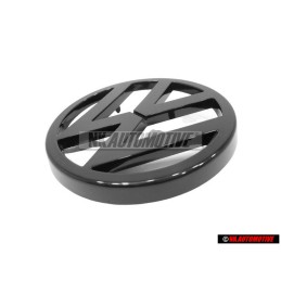 Genuine VW Front Grill Badge Emblem Black - 171853601 041