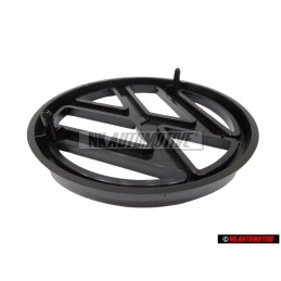 Genuine VW Front Grill Badge Emblem Black - 171853601 041