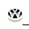 Genuine VW Front Grill Badge Emblem Chrome 125mm - 1T0853601A FDY