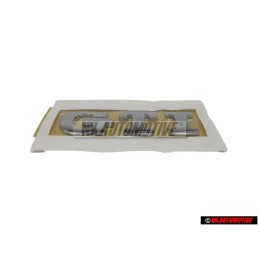Genuine VW GTI Rear Trunk Boot Badge Emblem Chrome - 1K0853675BJ739