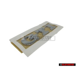 Genuine VW GTI Rear Trunk Boot Badge Emblem Chrome - 1K0853675BJ739