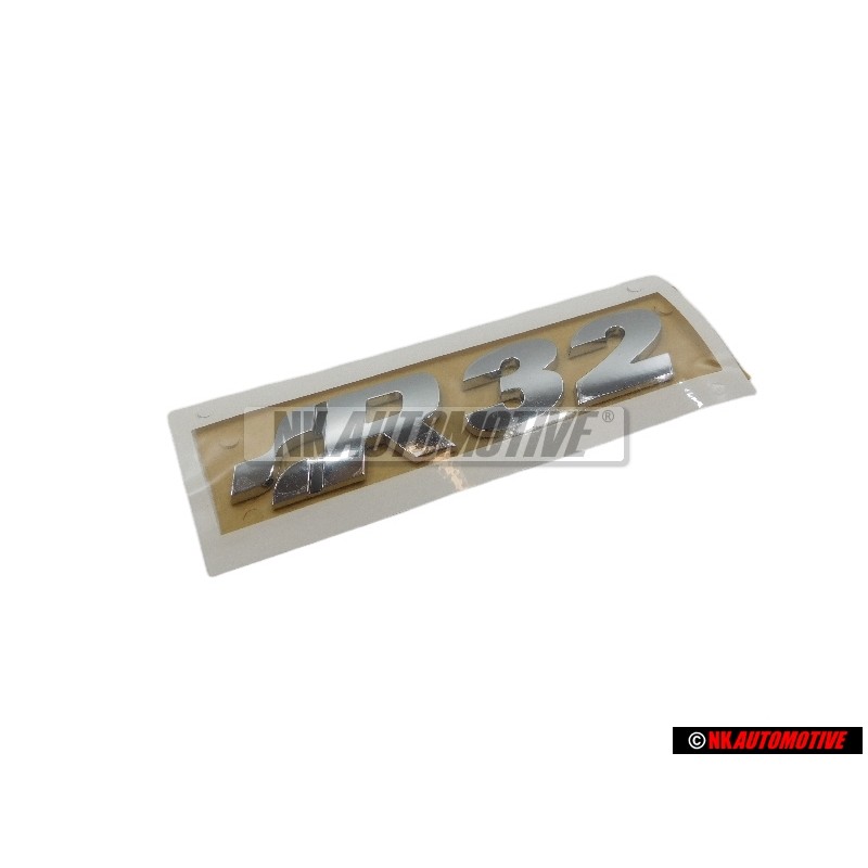 Genuine VW Golf MK5 R32 Rear Boot Badge Chrome Self Adhesive - 1K0853675P 739