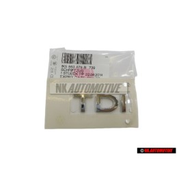 Genuine VW TDI Rear Badge Emblem Chrome - 1K5853675B 739