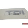 Genuine VW TDI Rear Badge Emblem Chrome - 1K5853675B 739