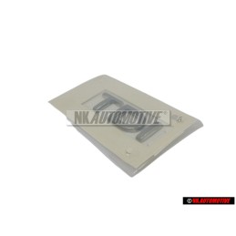 Genuine VW TDI Rear Badge Emblem Chrome - 1K5853675B 739