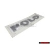Genuine VW POLO Rear Trunk Boot Badge Emblem Chrome - 6N0853687H 739