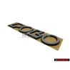 Genuine VW POLO Rear Trunk Boot Badge Emblem Chrome - 6N0853687E Z10