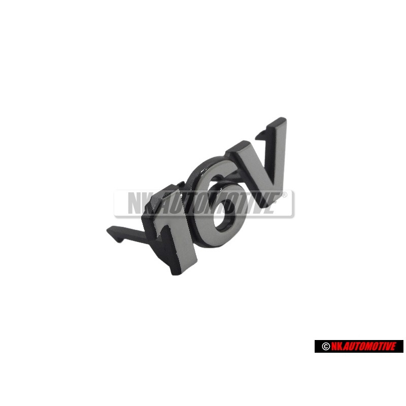 Genuine VW 16V Front Grill Badge Emblem Chrome - 6N0853679 Z10