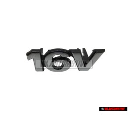 Genuine VW 16V Front Grill Badge Emblem Chrome - 6N0853679 Z10