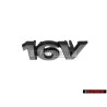 Genuine VW 16V Front Grill Badge Emblem Chrome - 6N0853679 Z10