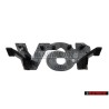 Genuine VW 16V Front Grill Badge Emblem Chrome - 6N0853679 Z10