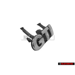 Genuine VW GTI Front Grill Badge Emblem Chrome - 6E0853679D PWV