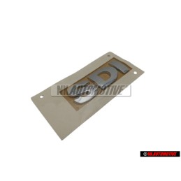 Genuine VW SDI Rear Trunk Boot Badge Emblem Chrome - 3B0853675G 739