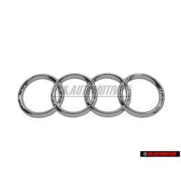 Genuine Audi Rings Rear Boot Badge Emblem Chrome - 443853742 2ZZ