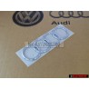 Genuine Audi Rings Rear Boot Badge Emblem Chrome - 443853742 2ZZ
