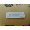 Genuine Audi Rings Rear Boot Badge Emblem Chrome - 443853742 2ZZ