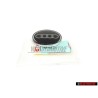 Genuine Audi Rings Steering Wheel Badge Emblem Black Chrome - 8A0419685