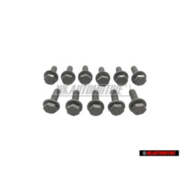 11x Genuine VW Hexagon Head Bolt (Combi) - N 90533002