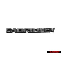 Genuine VW CABRIOLET Rear Trunk Boot Badge Emblem US Spec - 155853687B GX2