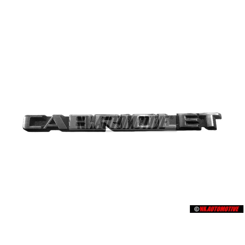 Genuine VW CABRIOLET Rear Trunk Boot Badge Emblem US Spec - 155853687B GX2