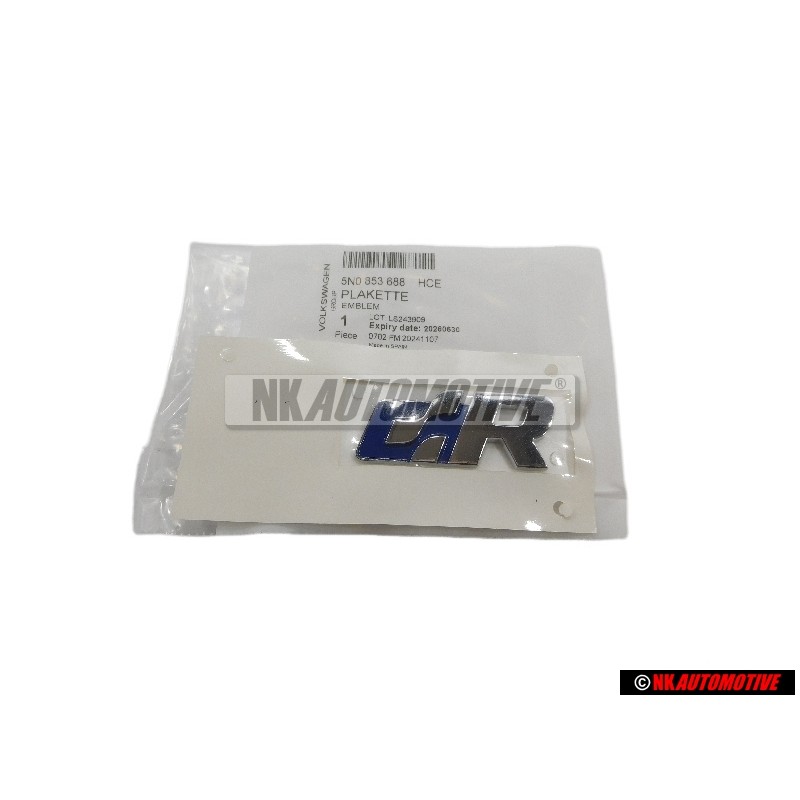 Genuine VW R LINE Side Badge Emblem - 5N0853688 HCE