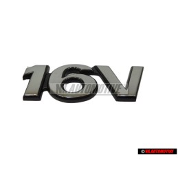 Genuine VW 16V Rear Trunk Boot Badge Emblem Chrome - 7M0853675C Z10