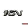 Genuine VW 16V Rear Trunk Boot Badge Emblem Chrome - 7M0853675C Z10