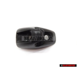 Genuine VW Sun Visor Clip Hook Hanger Bracket Holder Black - 191857559 01C