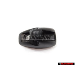 Genuine VW Sun Visor Clip Hook Hanger Bracket Holder Black - 191857559 01C