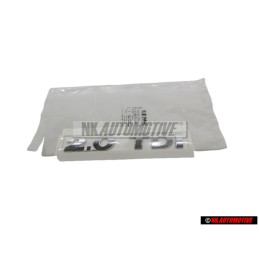 Genuine VW 2.0 TDI Rear Trunk Boot Badge Emblem Chrome - 5K0853675Q 739