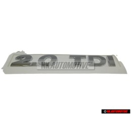Genuine VW 2.0 TDI Rear Trunk Boot Badge Emblem Chrome - 5K0853675Q 739