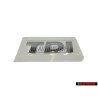 Genuine VW TDI Rear Trunk Boot Badge Emblem Chrome - 5K0853675P 739
