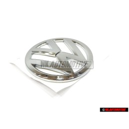 Genuine VW Front Bonnet Hood Badge Emblem Chrome - 1K8853600B 739