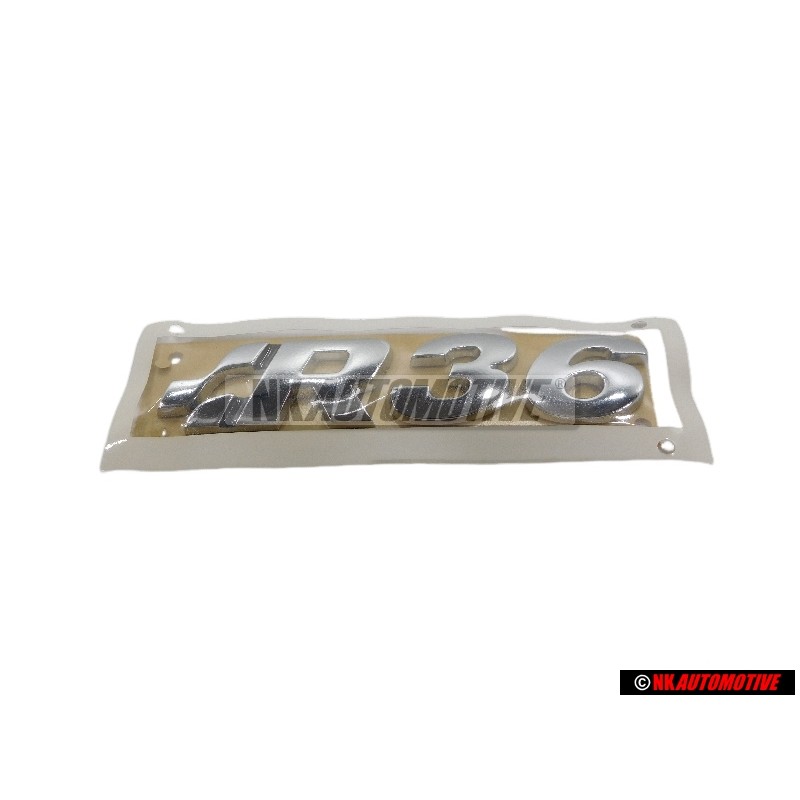 Genuine VW R36 Rear Trunk Boot Badge Emblem Chrome - 3C0853675AE739