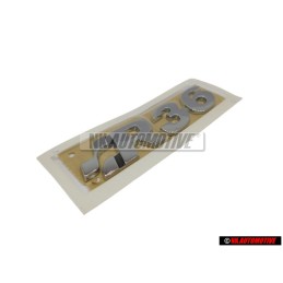 Genuine VW R36 Rear Trunk Boot Badge Emblem Chrome - 3C0853675AE739