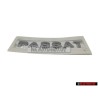 Genuine VW PASSAT Rear Trunk Boot Badge Emblem Chrome - 3C0853687A 739