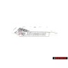 Genuine VW PASSAT Rear Trunk Boot Badge Emblem Chrome - 3C0853687A 739