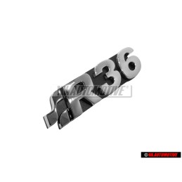 Genuine VW R36 Front Grill Badge Emblem Chrome - 3C0853679 PWV