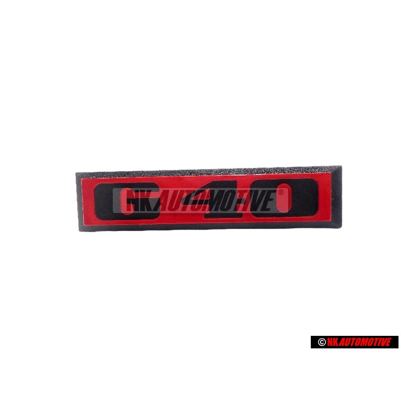 Genuine VW G40 Front Grill Badge Red - 871853679C