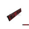 Genuine VW G40 Front Grill Badge Red - 871853679C