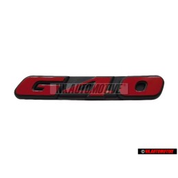 Genuine VW G40 Front Grill Badge Emblem Red - 871853679D QN5