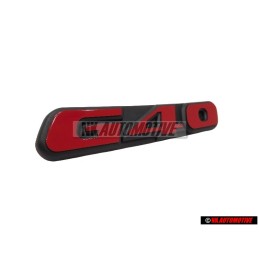 Genuine VW G40 Front Grill Badge Emblem Red - 871853679D QN5