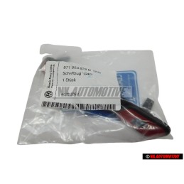Genuine VW G40 Front Grill Badge Emblem Red - 871853679D QN5