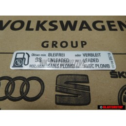 Genuine VW Sticker 98 OCT - 037010057R