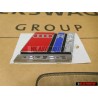 Genuine Audi RS2 Rear Trunk Boot Badge Emblem Chrome Red Blue - 8A0853735A 2ZZ