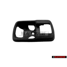 Genuine VW Door Release Trim Plate Black - 171837235 01C