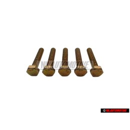 5x Genuine VW Hexagon Bolt - N 0102213