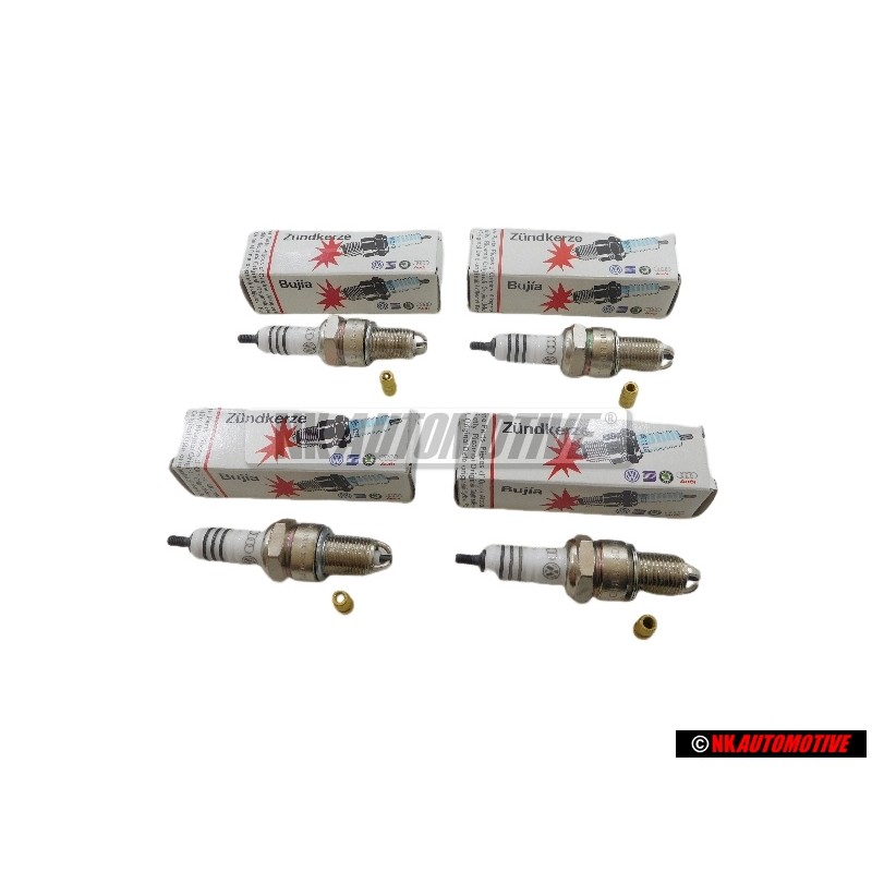 4x Genuine VW Spark Plug 'Longlife' - 101000001AD